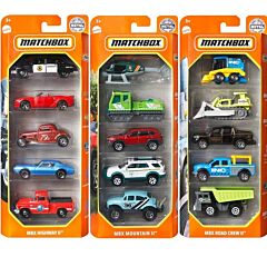 MATCHBOX - ΑΥΤΟΚΙΝΗΤΑΚΙΑ ΣΕΤ ΤΩΝ 5 ΤΥΧΑΙΑ ΕΠΙΛΟΓΗ - C1817