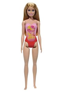 BARBIE BEACH DOLL ΚΟΥΚΛΑ ΜΕ ΡΟΖ ΜΑΓΙΟ - HPV19