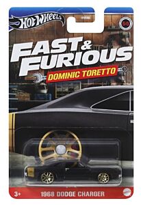 HOT WHEELS FAST & FURIOUS DOMINIC TORETTO 1968 DODGE CHARGER - HRW50