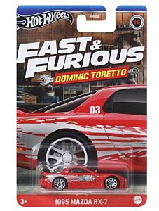 HOT WHEELS FAST & FURIOUS DOMINIC TORETTO 1995 MAZDA RX-7 - HRW46