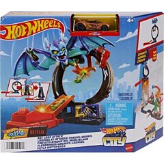 HOT WHEELS ΠΙΣΤΕΣ CITY ΜΕ ΘΗΡΙΑ - HTN78