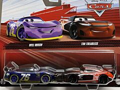 DISNEY CARS PIXAR CARS AND PIXAR CARS 2-PACK WILL RUSCH AND TIM TREADLESS - HTX08