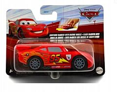 DISNEY PIXAR CARS - PULL BACK 1:43 LIGHTNING MCQUEEN WITH RACING WHEELS - HWY41