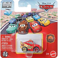 DISNEY PIXAR CARS - MINI RACERS LIGHTNING MCQUEEN- JBH31
