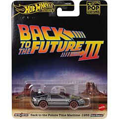 HOT WHEELS PREMIUM - POP CULTURE - BACK TO THE FUTURE TIME MACHINE 1955 -JBL76