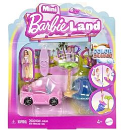 MINI BARBIELAND ΚΟΥΚΛΑ ΚΑΙ ΌΧΗΜΑ- MINI LAND BEACH VEH - JCR35