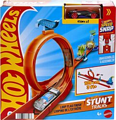 HOT WHEELS - ΝΕΑ ΠΙΣΤΑ ΓΙΑ ΚΟΛΠΑ LOOP FLAG FINISH - JHK77