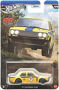 HOT WHEELS SILVER SERIES - RALLY RACERS '71 DATSUN 510 - JKX64