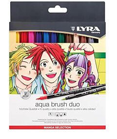 LYRA AQUA BRUSH DUO MANGA (12 ΤΕΜ)