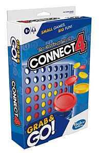 HASBRO CONNECT 4: GRAB AND GO - BOARD GAME (GREEK LANGUAGE) (F8253)