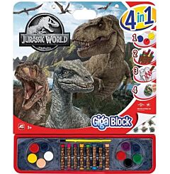 ΣΕΤ ΖΩΓΡΑΦΙΚΗΣ GIGA BLOCK 4 IN 1 JURASSIC WORLD