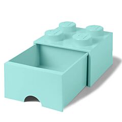 LEGO® ΚΟΥΤΙ ΑΠΟΘΗΚΕΥΣΗΣ ΤΕΤΡΑΓΩΝΟ ΓΑΛΑΖΙΟ (AQUA) ΣΥΡΤΑΡΩΤΟ - 40051742