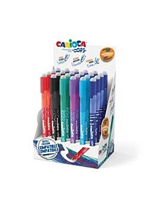 CARIOCA ΣΤΥΛΟ ERASABLE OOPS ΔΙΑΦΟΡΑ ΧΡΩΜΑΤΑ (DISPLAY 24 ΤΕΜ)