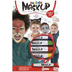 CARIOCA ΜΑΡΚΑΔΟΡΟΙ ΠΡΟΣΩΠΟΥ MASK UP PARTY SET (6 ΤΕΜ)