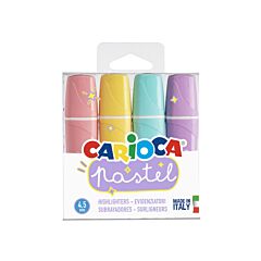 CARIOCA ΜΑΡΚΑΔΟΡΟΙ ΥΠΟΓΡΑΜΜΙΣΗΣ PASTEL MEMOLIGHT (4 ΤΕΜ.)