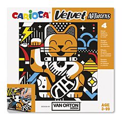CARIOCA ΣΧΕΔΙΑ ΖΩΓΡΑΦΙΚΗΣ VELVET ARTWORKS: VAN ORTON (4 ΤΕΜ)
