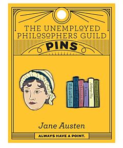 JANE AUSTEN & BOOKS PINS