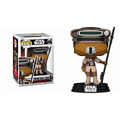 FUNKO POP! DISNEY STAR WARS: RETURN OF THE JEDI 40TH - PRINCESS LEIA (BOUSHH) #606 BOBBLE-HEAD VINYL
