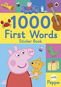PEPPA PIG: 1000 FIRST WORDS STICKER BOOK PAPERBACK / SOFTBACK