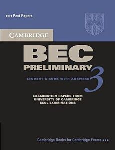 CAMBRIDGE BEC PRELIMINARY 3 SB W/A