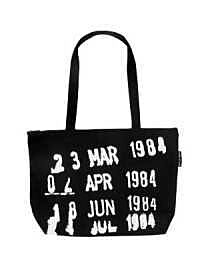 LIBRARY STAMP MARKET TOTE BAG