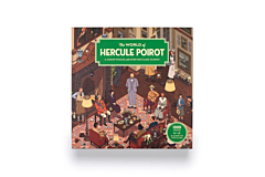 THE WORLD OF HERCULE POIROT : A JIGSAW PUZZLE WITH OVER 100 CLUES TO SPOT - 1000 PIECES