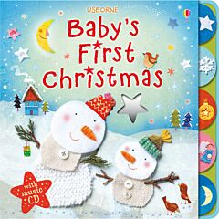 USBORNE : BABY'S FIRST CHRISTMAS (+ CD) HC BBK