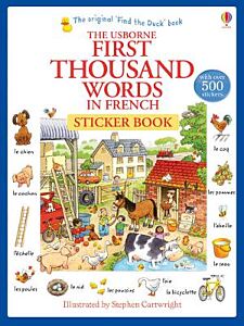 USBORNE : FIRST THOUSAND WORDS IN FRENCH (WITH 500 STICKERS)  PB