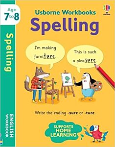 USBORNE WORKBOOKS SPELLING 7-8 PB