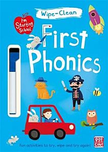 FIRST PHONICS: WIPE-CLEAN BOOK WITH PEN (I'M STARTING SCHOOL)  PB