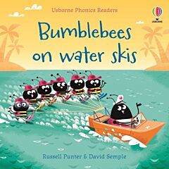 USBORNE PHONIC READERS BUMBLE BEES ON WATER SKIS