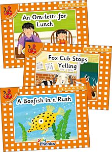 JOLLY PHONICS ORANGE LEVEL READERS SET 6