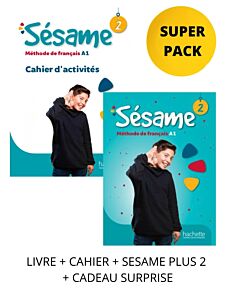 SESAME 2 SUPER PACK (LIVRE + CAHIER + SESAME PLUS 2 + CADEAU SURPRISE)