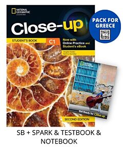 CLOSE-UP C1 PACK FOR GREECE (SB + SPARK & TESTBOOK & NOTEBOOK) 2ND ED