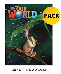 OUR WORLD 1 PACK FOR GREECE (SB + SPARK & WORDLIST) BRIT. ED 2ND ED