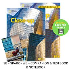 NEW CLOSE-UP B1+ SPECIAL PACK FOR GREECE (SB + SPARK + COMPANION & TESTBOOK & NOTEBOOK)