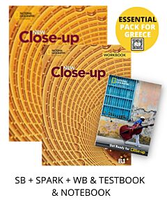 NEW CLOSE-UP B1 ESSENTIAL PACK FOR GREECE (SB + SPARK + WB & TESTBOOK & NOTEBOOK)
