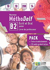 NOUVEAU METHODELF JUNIOR B2 PROFESSEUR PACK (+CD)