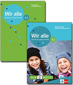 WIR ALLE A2 ÜBUNGSBUCH (+AUDIOS-ONLINE+KLETT BOOK-APP+TRAINNINGSHEFT)