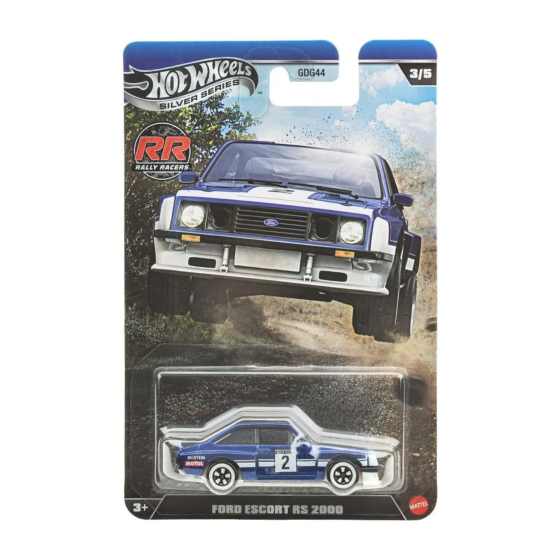 HOT WHEELS SILVER SERIES - RALLY RACERS FORD ESCORT RS 2000 - JKX63