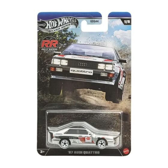 HOT WHEELS SILVER SERIES - RALLY RACERS '87 AUDI QUATTRO - JKX61